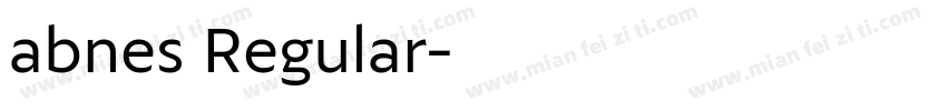 abnes Regular字体转换